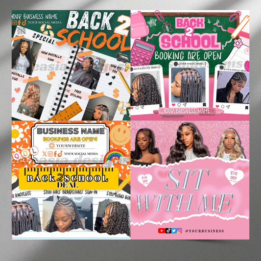 4 Custom Flyers