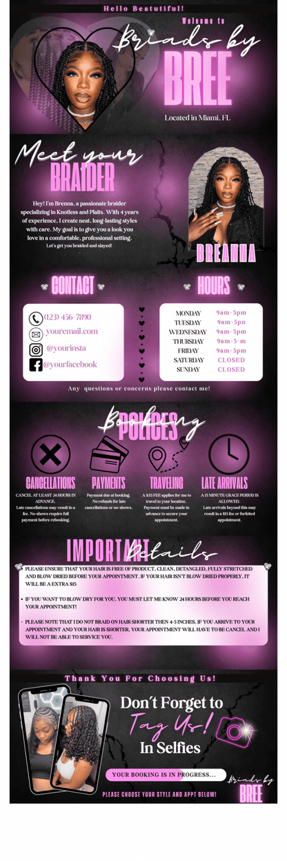 Pre-Made Acuity Scheduling Template